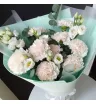 Букет диантусы и эустома «Коктейль» 1